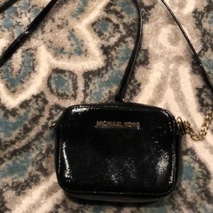 Michael Kors patent leather crossbody bag small